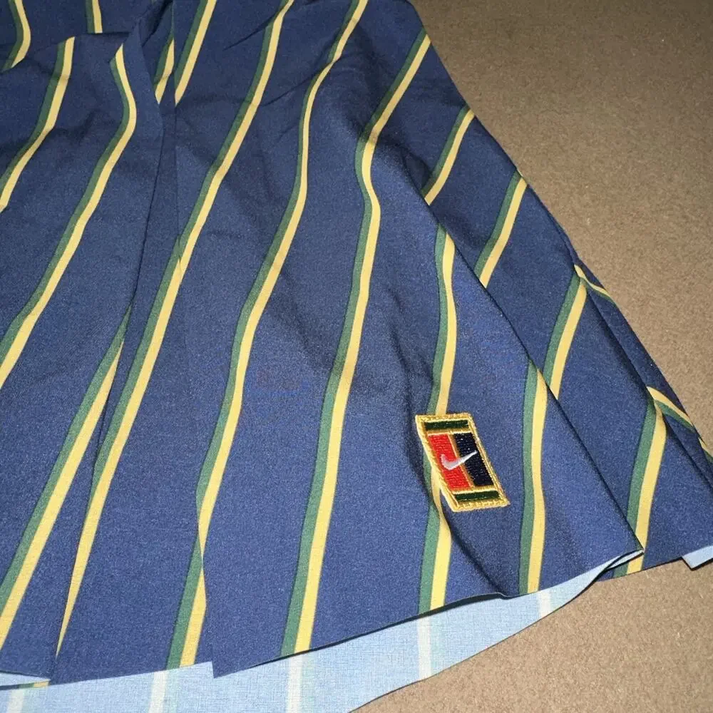 Nike Club Tennis Skirt/Skort Women's XL Tennis Blue Stripe DJ3620-429